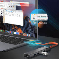 MIIIW Type-C แล็ปท็อปอะแดปเตอร์ Usb Hub S Plitter 3.0มัลติฟังก์ชั่5in1ความเร็วสูงการขยายตัว D Ock แบบพกพา Xiaomi Hub Usb สำหรับสำนักงาน