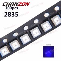 【☄New Arrival☄】 gai7077036036 ชิป Smt Smd ติดพื้นผิวไฟ Led สีฟ้า2835ชิ้น30ma Dc 3V ไดโอดเปล่งแสงไฟแอลอีดีสว่างจ้าชิ้นส่วน Pcb อิเล็กทรอนิกส์100ชิ้น