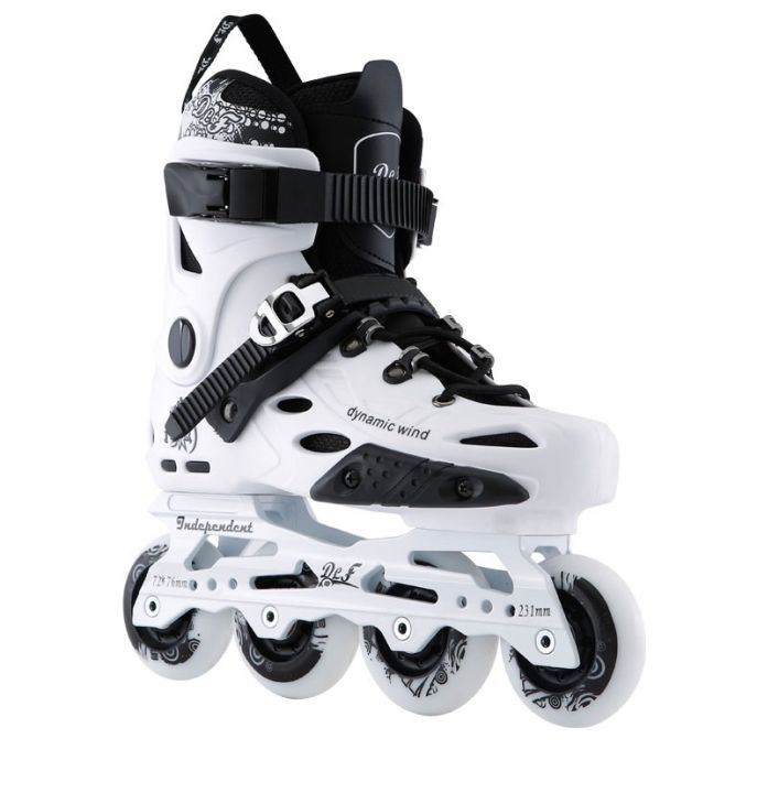 new inline roller skates shoe adult men women figure flat roller skate