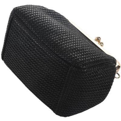 2X Small Crossbody Boho Bags for Women Evening Clutch Bags Hasp Ladies Handbag Female Straw Beach Rattan Messenger Bag