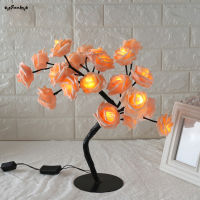 SUC Bonsai Tree Light Tree LED Flower Rose Light Adjustable Branches For Room Decoration And Gift