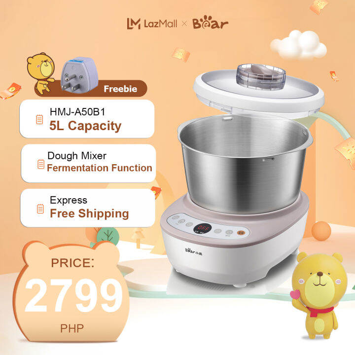 Bear Dough Mixer 5L Chef Machine Fully Automatic Kneading Machine Chef