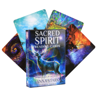 Oracle Cards Board Game Sacred Spirit Reading Oracle Divination Deck English PDF Guide Book Playing Wisdom Party Family Tarot