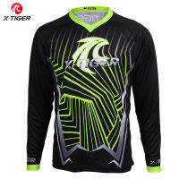 X-Tiger โพลีเอสเตอร์100% Downhill เสื้อแขนยาว Downhill เสื้อจักรยานเสือภูเขาชุดใส่ปั่นจักยาน DH เสื้อ Motocross ชุดขี่จักรยาน