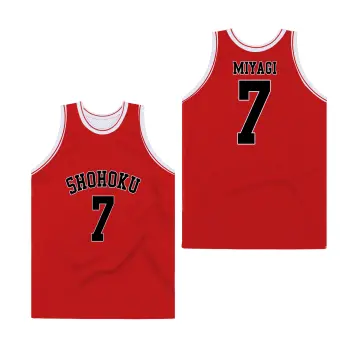 Anime Slam Dunk SHOHOKU Print Street Basketball Jersey No.10 Vest T-Shirt  Tops