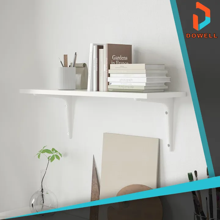 [ DOWELL ] IKEA WALL SHELF BURHULT / SIBBHULT WALL SHELF WHITE 59X20CM