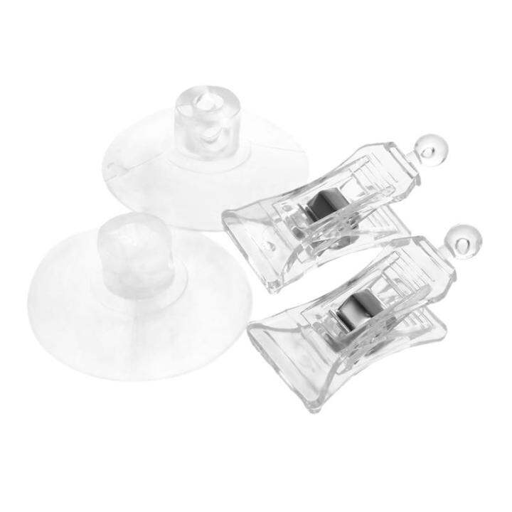 2-pcs-47mm-clear-plastic-wall-suction-cup-clip-clamp