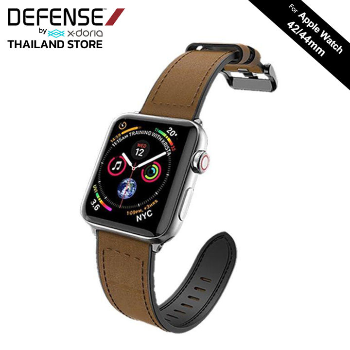x-doria-สายนาฬิกา-hybrid-leather-สายนาฬิกา-apple-watch-สายนาฬิกาแอปเปิ้ลวอช-สายนาฬิกาหนัง-for-apple-watch-42mm-44mm