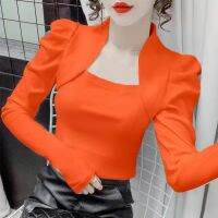 ♟❐ Women 39;s Color Sleeve Collar Temperament DD6636