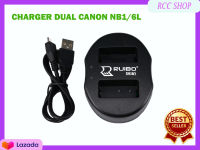 DUAL CHARGER FOR NB-6L/BN1 แท่นชาร์จคู่สำหรับCanon 85 200 310 SX240 SD980 SD1200สำหรับSony TX5 WX9 TX7C W310 W570 WX100