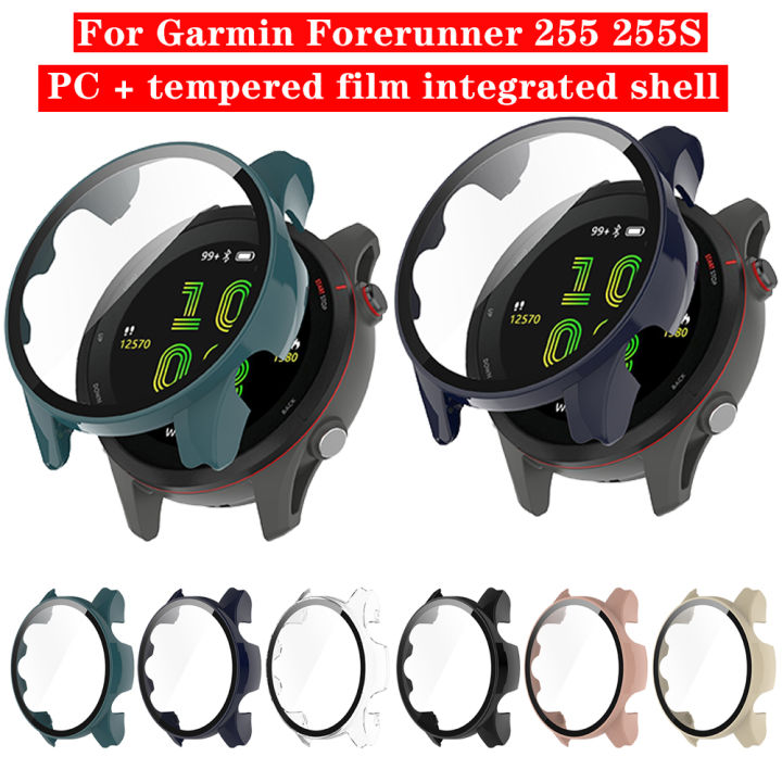 For Garmin Forerunner 255/255S PC+Screen Protector Full Protection Case  Cover