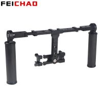 jfjg☊◇  Adjustable Handle Carbon Grip Smartphone Shooting Stabilizer Rig Cold Shoe 1/4  Screw Bracket for