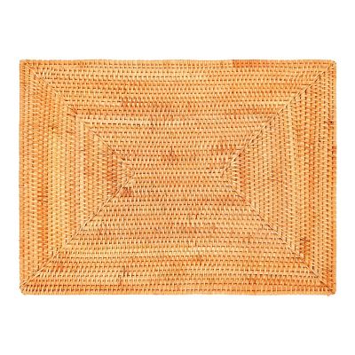 Table Mats Non Slip Rattan Placemats Dining Table Heat Resistant Woven Placemats Heat Resistant Mats for Dinner Table