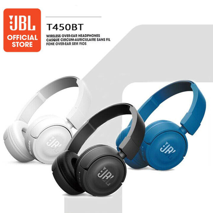 JBL T450BT foldable earphones bluetooth 5.0 wireless earphones sports
