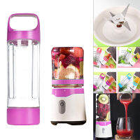 USB Mini Handheld Portable Blender Fruit Juicer Cup สมูทตี้ผสมพร้อม Dual Cup