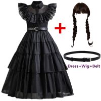 【CC】 Kids Dresses 4 8 10  12 Yrs Gothic Children Costumes for