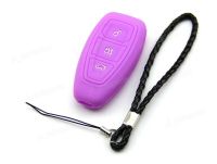 ✾ Purple Silicone Case Cover Fit For Fit Ford Fiesta CMax Titanium Mendeo Remote Smart Key