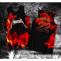 2023 NEWMIAMI HEAT JIMMY BUTLER #22 Empphire EDITION เสื้อบาสเก็ตบอลระเหิดเต็มฟรีปรับแต่งนามสกุลและจำนวน