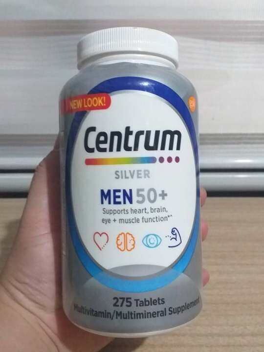 Centrum Silver Men 50+multivitamin 275 Tablets | Lazada PH