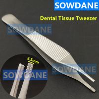 ♤☏ Dental Surgical Tissue Tweezer Dental Forceps Extraction Hemostat Medical Tweezers Round Tip Straight 12cm Dental Surgery Tool