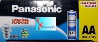 Pin AA Panasonic màu xanh - Hộp 15 vỉ 60 viên - R6UT 4S - Made in Thailand thumbnail
