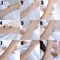 Gelang Fashion Tassel Silver celet Charm Multilayer Heart Flower Cuff celets Women Jewelry Accessories Gifts