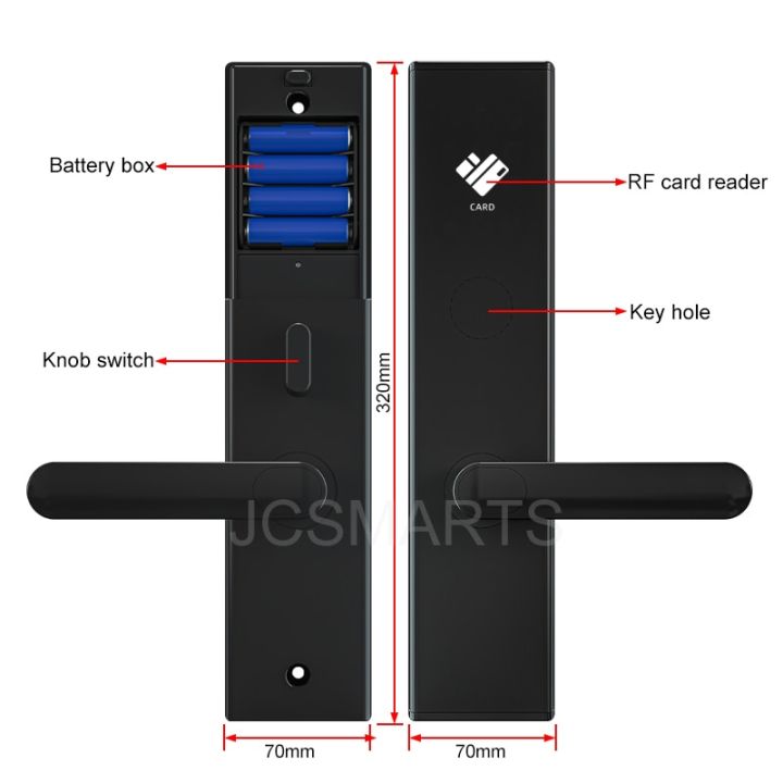 คุณภาพดี-fechadura-eletronica-โรงแรม-rfid-การ์ดประตูล็อคอัจฉริยะฟรี-sdk-ซอฟแวร์