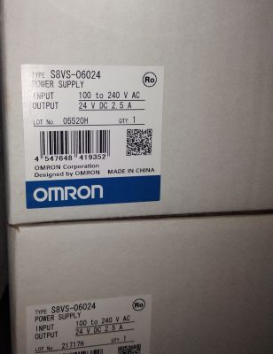 OMRON S8VS-06024 AC/DC CONVERTER DIN RAIL POWER SUPPLIES 60W 24VDC 25 A