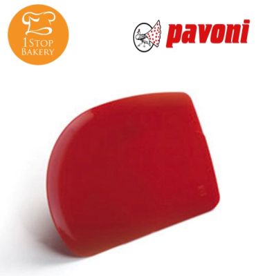 Pavoni RA1RS Scraper Mod.01 Frenchn Red 120x80 mm./สแคปเปอร์ตัดแป้งสีแดง