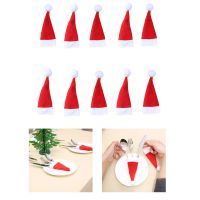 Christmas Tableware Hat Set Storage Decorative Fork Christmas Tool Home Decor Socks Tights