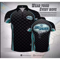 Black Summer Sig Sauer Full Sublimation Polo Shirt（Contactthe seller, free customization）high-quality