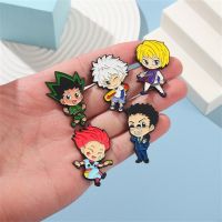 5Pcs/Lot HUNTER×HUNTER Japanese classic cartoon Brooch cartoon cute clothes accessories colorful metal pin badge Fashion Brooches Pins