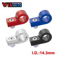 WILLIN - Billet Aluminum Line P Clamps To Suit I.D. 14.3MM 9/16 Tubing Line WLJN02-06 Gold/Purple/Red/Blue/Silver/Black