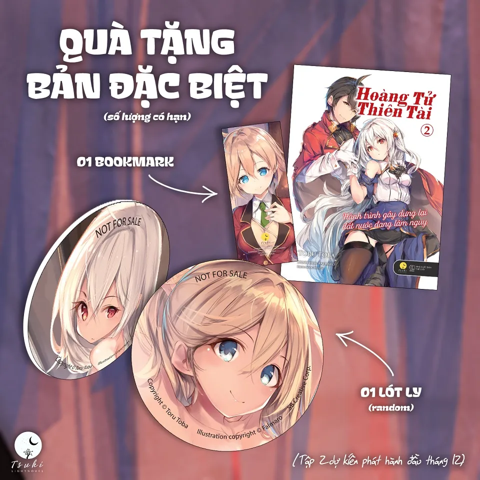 Sách Hoàng Tử Thiên Tài - Tập 2 - Hành Trình Gây Dựng Lại Đất Nước Đang Lâm Nguy - Light Novel - Tsuki Lightnovel | Lazada.Vn