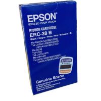 Epson ERC-38B ผ้าหมึกเอปสันแท้ จำนวน 1 กล่อง ใช้กับพริ้นเตอร์ดอทเมตริกซ์ เอปสัน TM-U220/U210/U230/U325/U375/U300