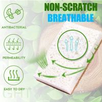 Sisal Dishwashing Sponge Non-stick Oil Dish Cleaning Scouring Pad Household Cleaning Tools