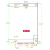 240x320 SPI LCD Display Module Touch Screen Module SPI Serial Port 51 Drive ILI9341V LCD Serial Port Module STM32 Drive Display