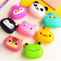 ▪✕❃ Girls Animals Mini Coin Purse Silicone Mini Coin Bag Change Wallet Purse Small Women Key Wallet Coin Wallet Children Kids C