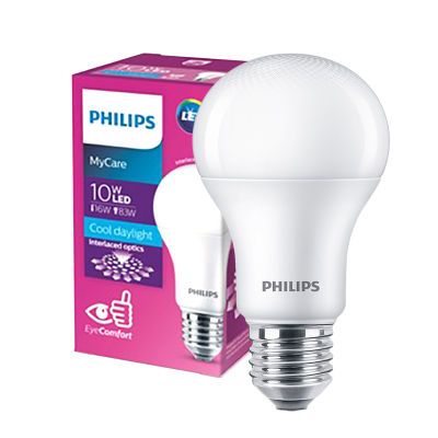 หลอดไฟ LED 10 วัตต์ Cool Daylight PHILIPS รุ่น LEDBULB 10W E27[ส่งเร็วส่งไว มีเก็บเงินปลายทาง]