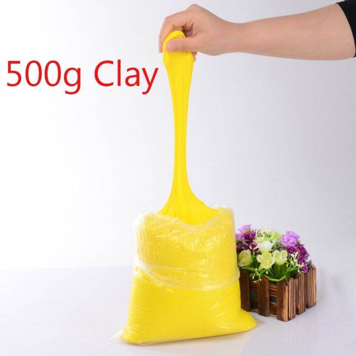 16 500G Plasticine Toy Polymer Clay Air Dry Soft Modeling Clay Slimes Toy DIY Light Playdough