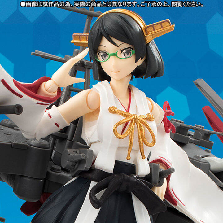 figma-ฟิกม่า-งานแท้-100-figure-action-bandai-armor-girls-project-agp-จากการ์ตูนเรื่อง-kantai-collection-kan-colle-คันไตคอลเลกชัน-เรือรบโมเอะ-kirishima-kai-ni-ii-คิริชิมะ-ไคนิ-ver-original-from-japan-แ