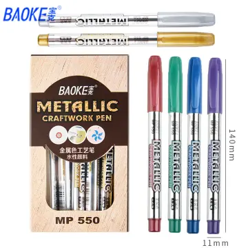 Electroplating Mirror Silver Paint Pen Hand-repair Chrome-plated Metal  Waterproof Tire Ceramic Touch-up Paint 1mm/2mm Nib - AliExpress
