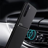 For Oneplus Nord Case Ultra Slim Leather Magnetic Car Holder Plate Phone Case For One Plus 9 Pro 7 7T 8 8T Oneplus8T Back Cover