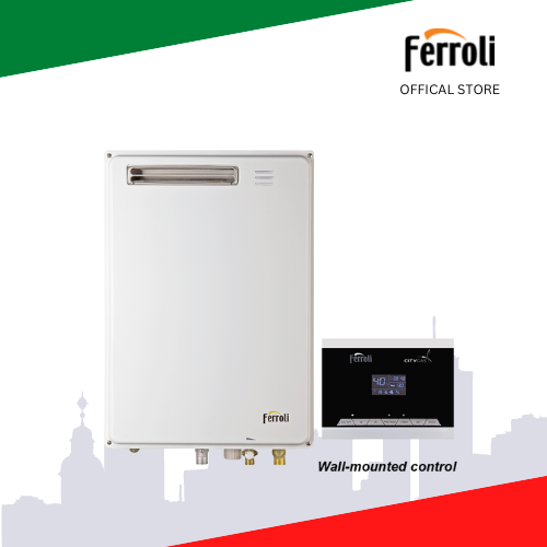 FERROLI - GS 20 OE BIP TG (I) OUTDOOR BUILT-IN PUMP INSTANT GAS WATER HEATER  | Lazada Singapore