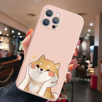 เคสโทรศัพท์สำหรับ Xiaomi Redmi Note 11 10 Pro 9S Remdmi 9A 9C POCO X3 NFC GT M4 M3 Pro 5G Redmi10เคสโทรศัพท์แบบน่ารักการ์ตูนชิบะอินุสุนัขตัวจับเลนส์กล้องหน้าฝาครอบกรอบสี่เหลี่ยม