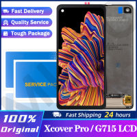 6.3 จอแอลซีดีต้นฉบับสำหรับเหมาะสำหรับ Samsung Galaxy Xcover Pro G715 G715FN จอแสดงผล Touch Screen Digitizer สมัชชา Xcover Pro SM-G715จอแอลซีดี