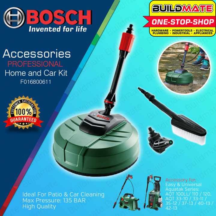 BOSCH Professional Home And Car Kit Nozzle Brush Aquasurf 250 Patio Cleaner for Aquatak Pressure