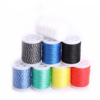 1Pcs 7สี Quatity สูงอาชีพ Bow String ด้ายม้วน120M/ม้วน0.02 "ความหนาต่างๆ Bow String