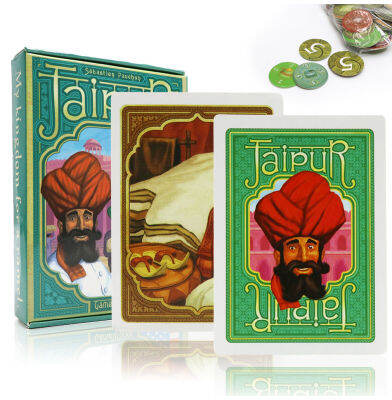 Jaipur board game English &amp; Spanish rules Strategy card games for 2 players lovers holidays Gifts trade table game