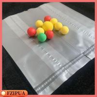 FZIPUA 100PCS โปร่งใสโปร่งใส กระเป๋าใส่เหยื่อตกปลาคาร์พ PVA ิ ฟิล์มนูน ตาข่ายเหยื่อ PVA ของใหม่ ละลายได้อย่างรวดเร็ว อุปกรณ์กระเป๋าตกปลา ปลาคาร์พตกปลา